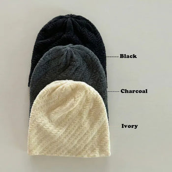 Sofmute Cable Knit Pattern Beanie Hat
