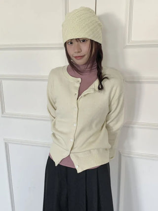 Sofmute Cable Knit Pattern Beanie Hat