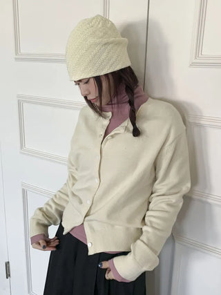 Sofmute Cable Knit Pattern Beanie Hat