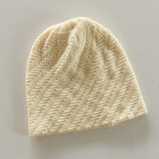 Sofmute Cable Knit Pattern Beanie Hat