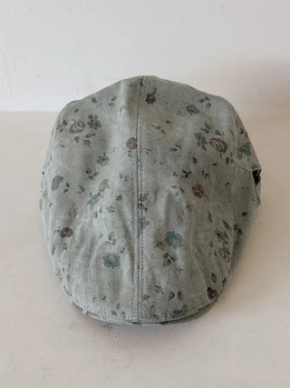 Vintage Floral Pattern Newsboy Cap/Hunting Cap Hat