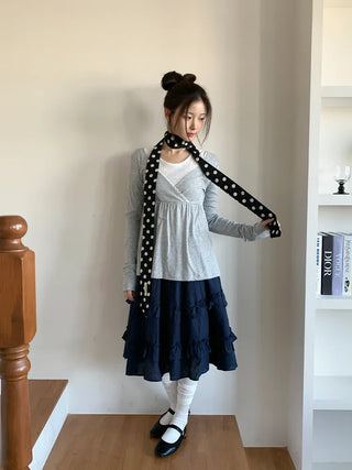 Parisant Slim Long Pattern Scarf Muffler 6 Types