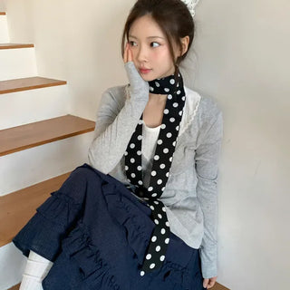 Parisant Slim Long Pattern Scarf Muffler 6 Types