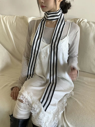 Parisant Slim Long Pattern Scarf Muffler 6 Types