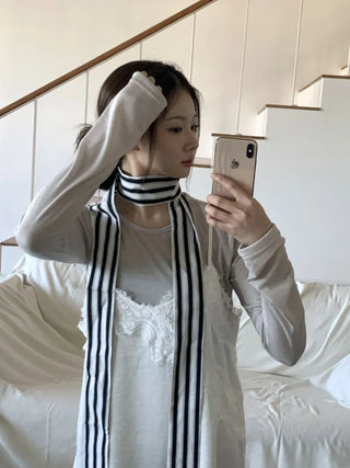 Parisant Slim Long Pattern Scarf Muffler 6 Types