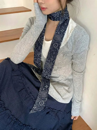 Parisant Slim Long Pattern Scarf Muffler 6 Types