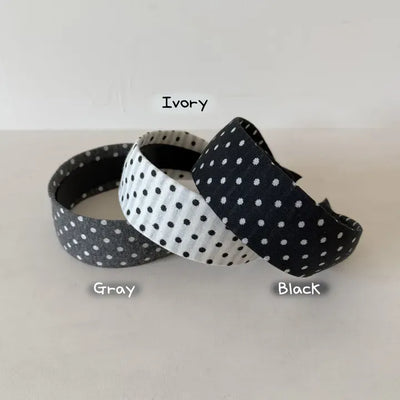 Loire Dot Wide Headband Hairband