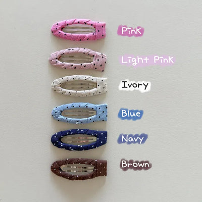 Rolling Dot Mini Hair Snap Clip