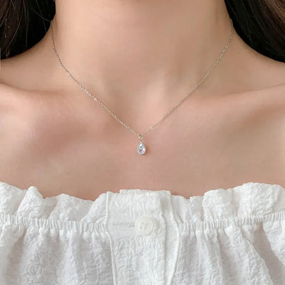 New Scent Drop Rose Gold Necklace