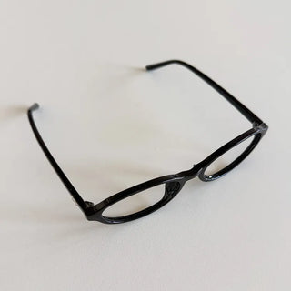 Hartrick Oval Cat-Eye Frame Horn-rimmed Leopard Print Glasses