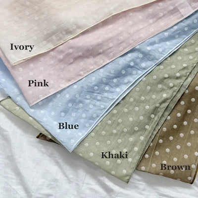 Softening Dot See-through Triangle Headscarf