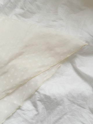 Softening Dot See-through Triangle Headscarf