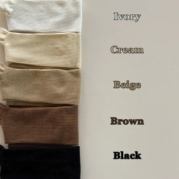 Neuton Ribbed Long Knee Socks