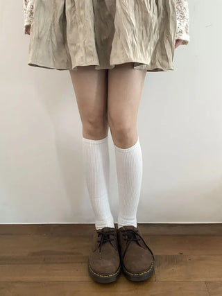 Neuton Ribbed Long Knee Socks