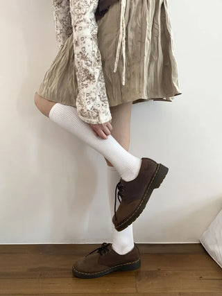 Neuton Ribbed Long Knee Socks