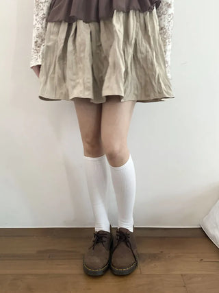 Neuton Ribbed Long Knee Socks