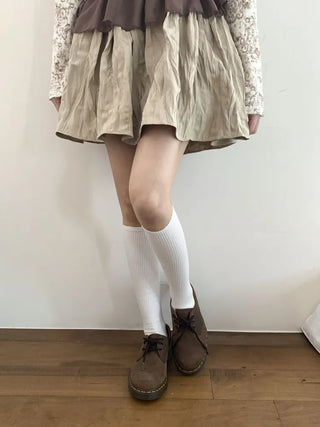 Neuton Ribbed Long Knee Socks