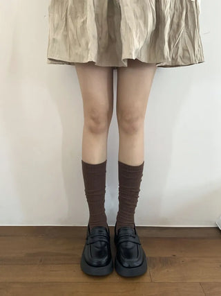 Neuton Ribbed Long Knee Socks