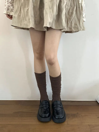 Neuton Ribbed Long Knee Socks