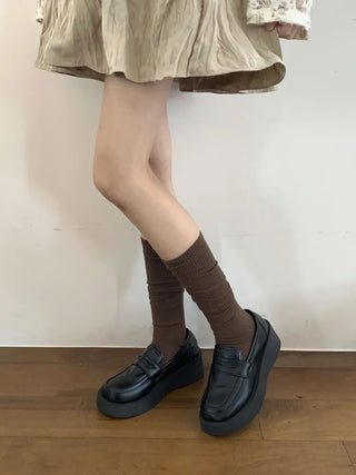Neuton Ribbed Long Knee Socks