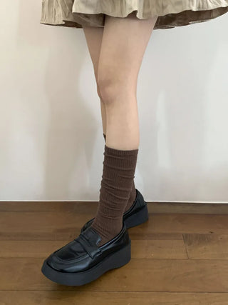 Neuton Ribbed Long Knee Socks