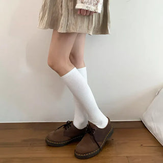 Neuton Ribbed Long Knee Socks