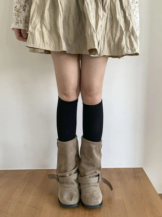 Neuton Ribbed Long Knee Socks