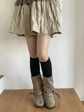 Neuton Ribbed Long Knee Socks