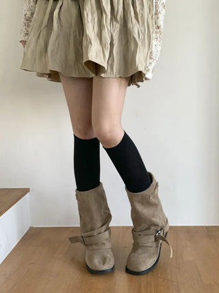Neuton Ribbed Long Knee Socks
