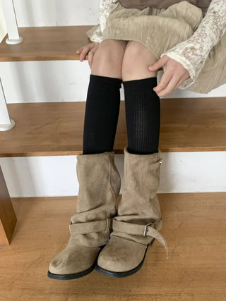 Neuton Ribbed Long Knee Socks