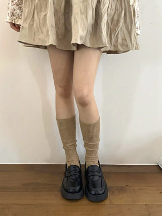 Neuton Ribbed Long Knee Socks