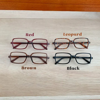 Zero Square Horn-rimmed Square Glasses
