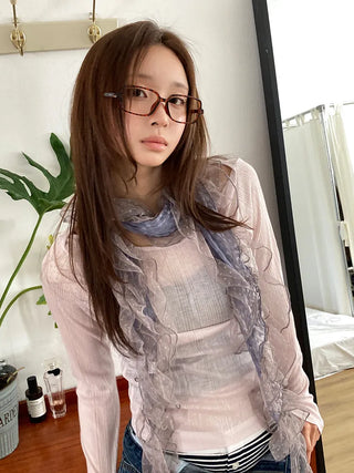 Zero Square Horn-rimmed Square Glasses