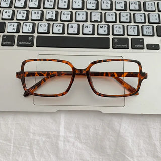 Zero Square Horn-rimmed Square Glasses