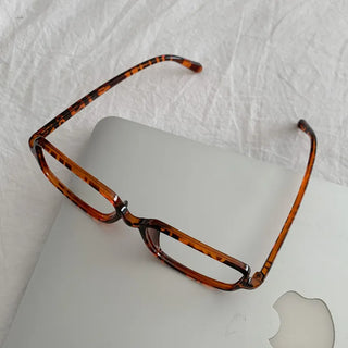 Zero Square Horn-rimmed Square Glasses