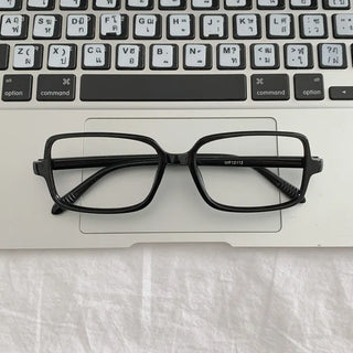 Zero Square Horn-rimmed Square Glasses