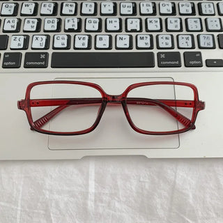 Zero Square Horn-rimmed Square Glasses