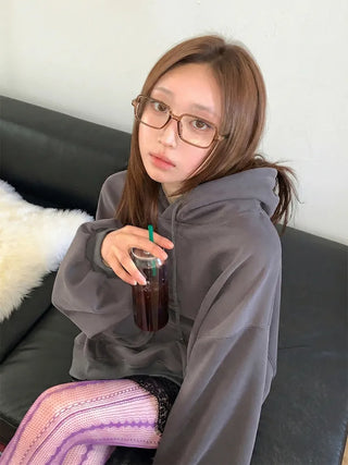 Zero Square Horn-rimmed Square Glasses