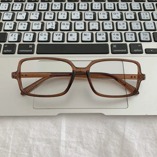 Zero Square Horn-rimmed Square Glasses