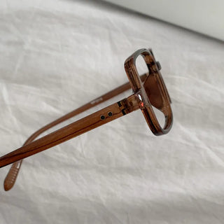 Zero Square Horn-rimmed Square Glasses
