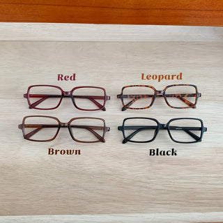 Zero Square Horn-rimmed Square Glasses