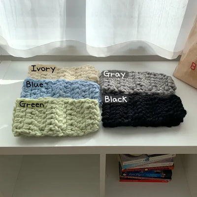 Bubblelow Knitted Wide Bandana Hairband