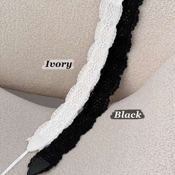 Marcien Lace Leather Long Knot Belt