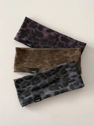 Shadow Leopard Wide Bandana Hairband