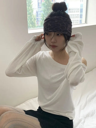 Shadow Leopard Wide Bandana Hairband