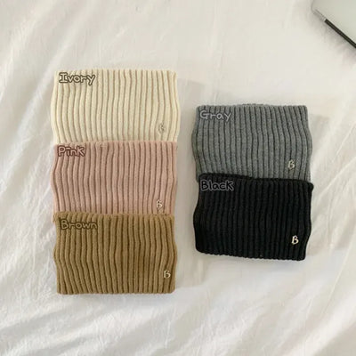 Nmore Knit Ribbed Wide Bandana Hairband