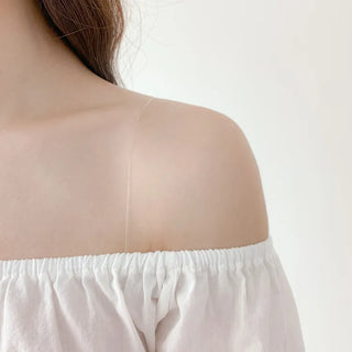 Slim Nude Thread Bra Strap Off-shoulder Strap