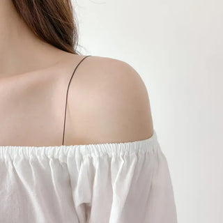Slim Nude Thread Bra Strap Off-shoulder Strap