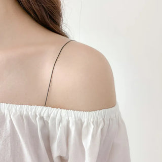 Slim Nude Thread Bra Strap Off-shoulder Strap