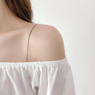 Slim Nude Thread Bra Strap Off-shoulder Strap
